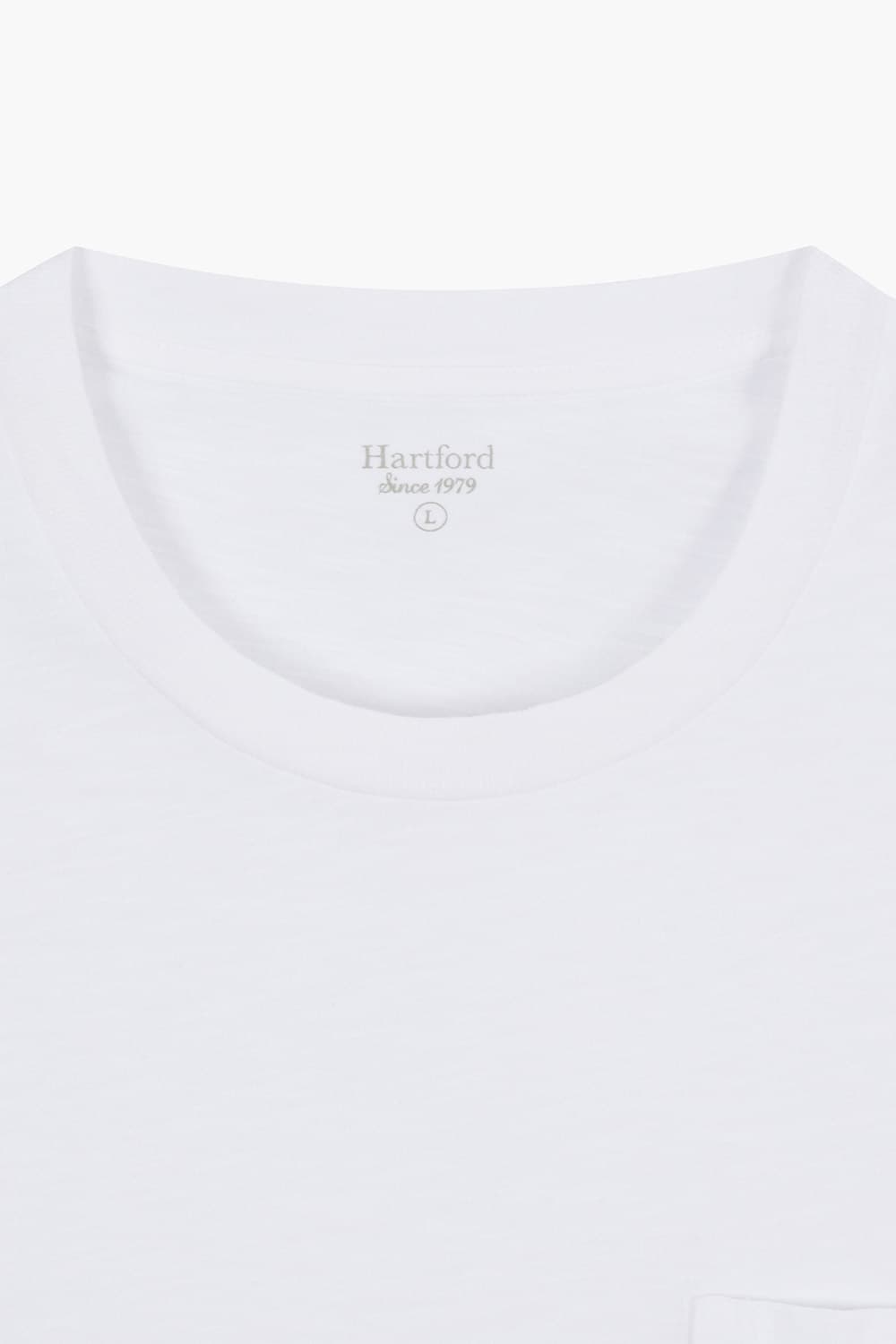 코튼 포켓 크루넥 반소매 티셔츠 BD7130301