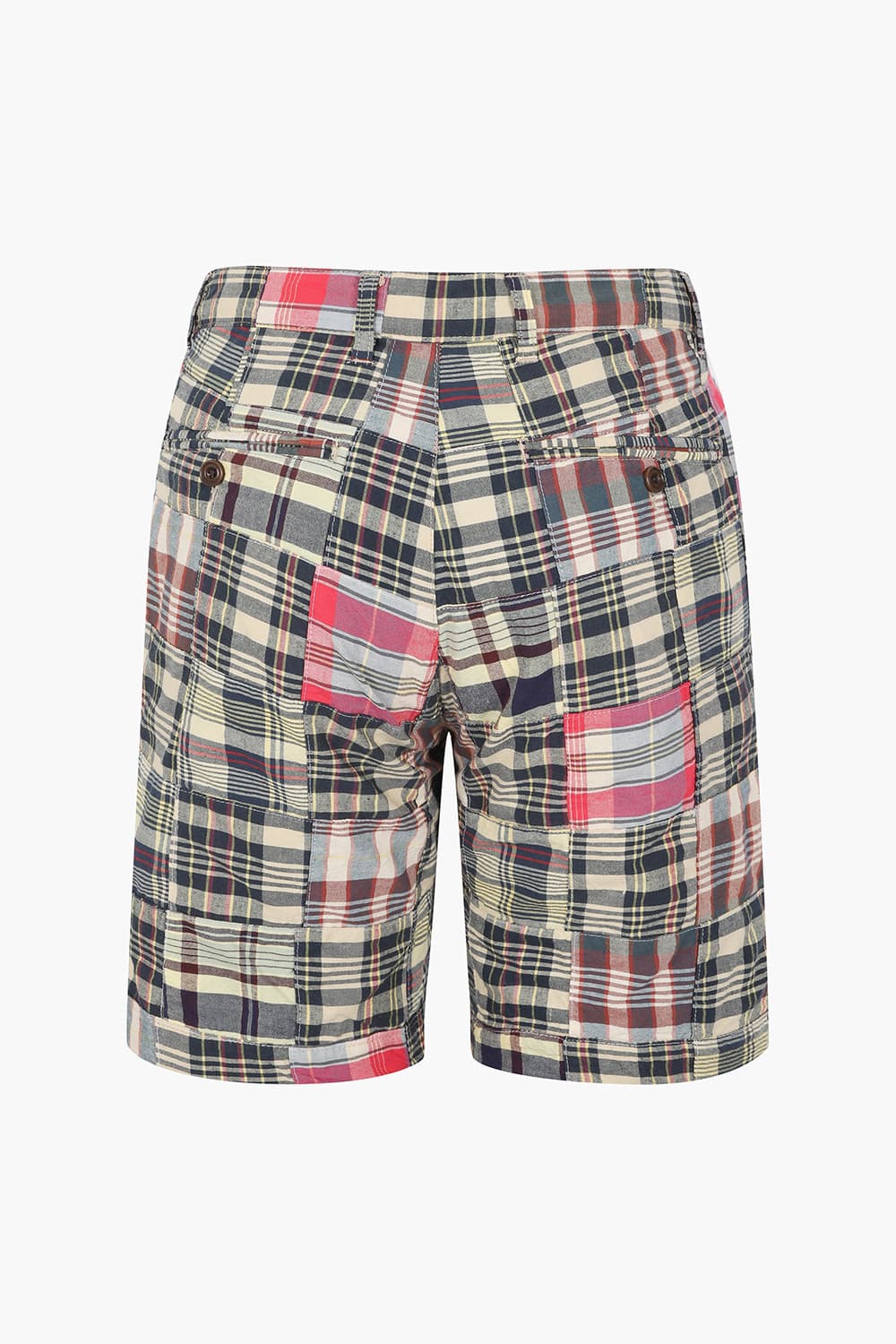 BYRON 코튼 타탄 체크 패치워크 쇼츠 BD5811401