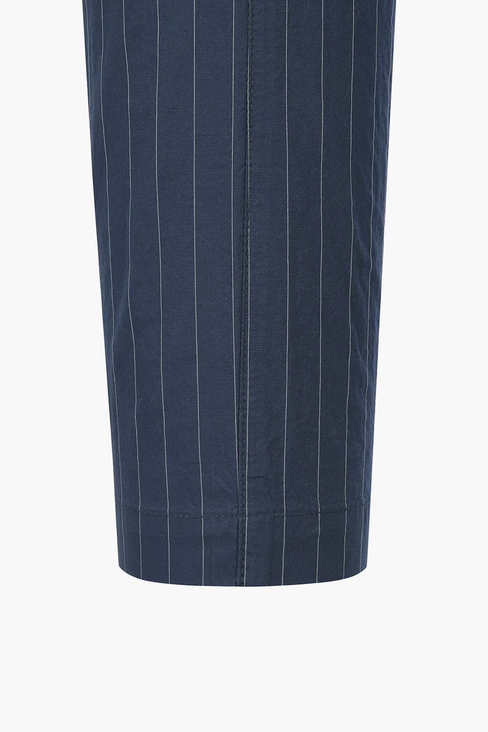 TANKER 코튼 스트라이프 드로우스트링 슬림 팬츠 BD5611701