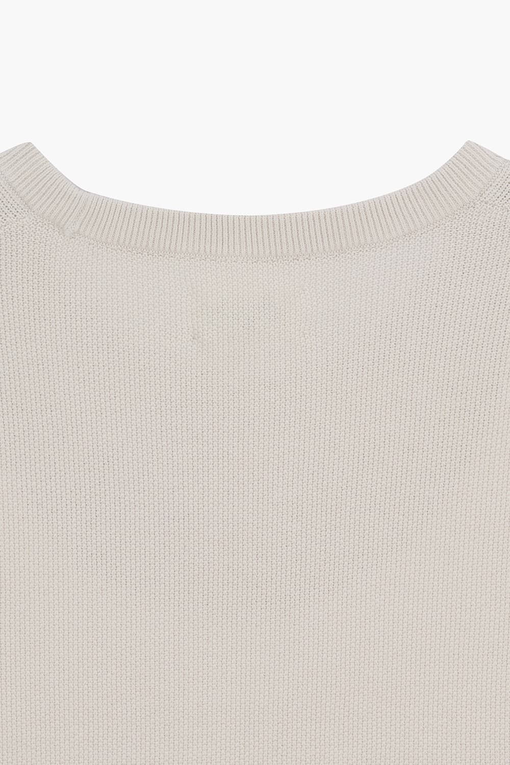 코튼 에브리데이 라운드 니트 베이지 QE5SMHTKN106Q15