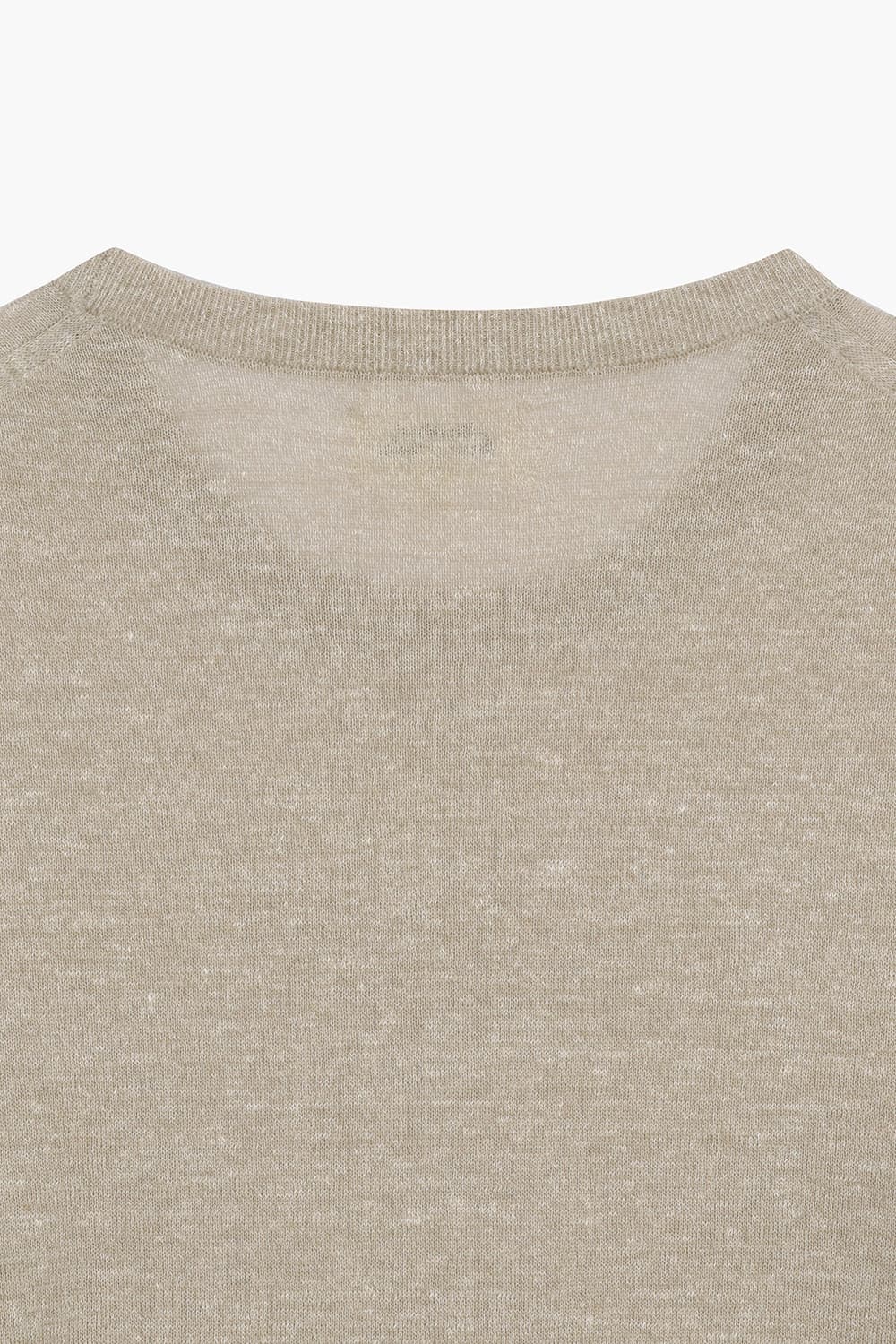 린넨 혼방 크루넥 긴소매 니트 BDP531106