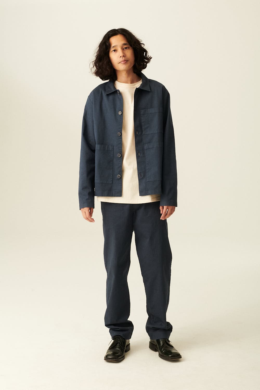 CAMERON 코튼 베이직 캐주얼 자켓 999 125 0016DNV