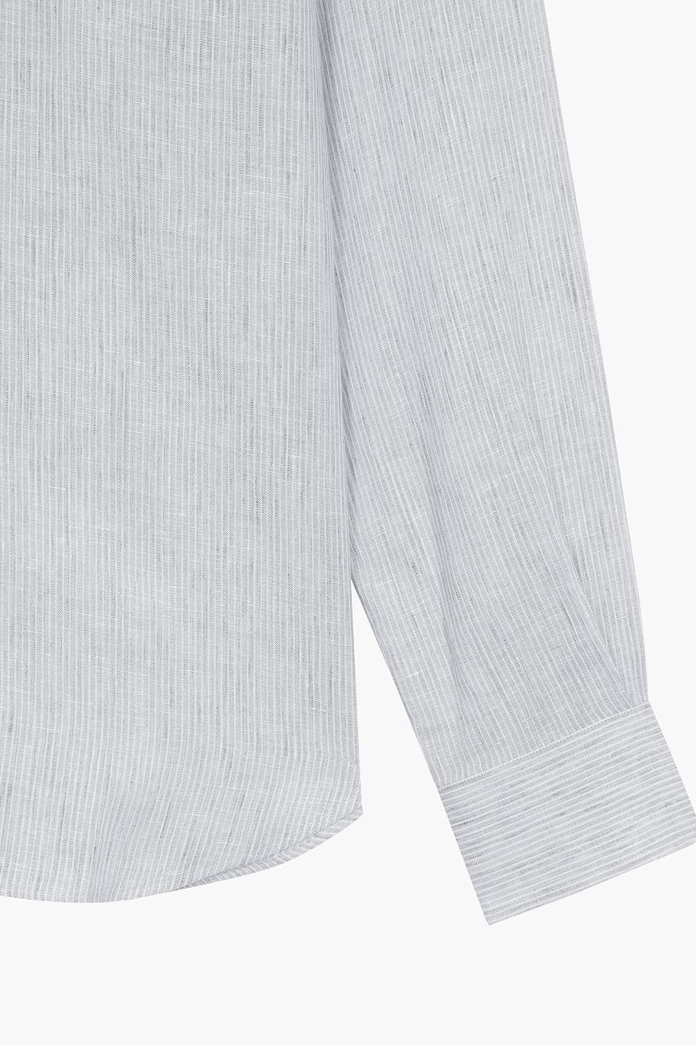 BEAULIEU 린넨 스트라이프 셔츠 BE060P544501