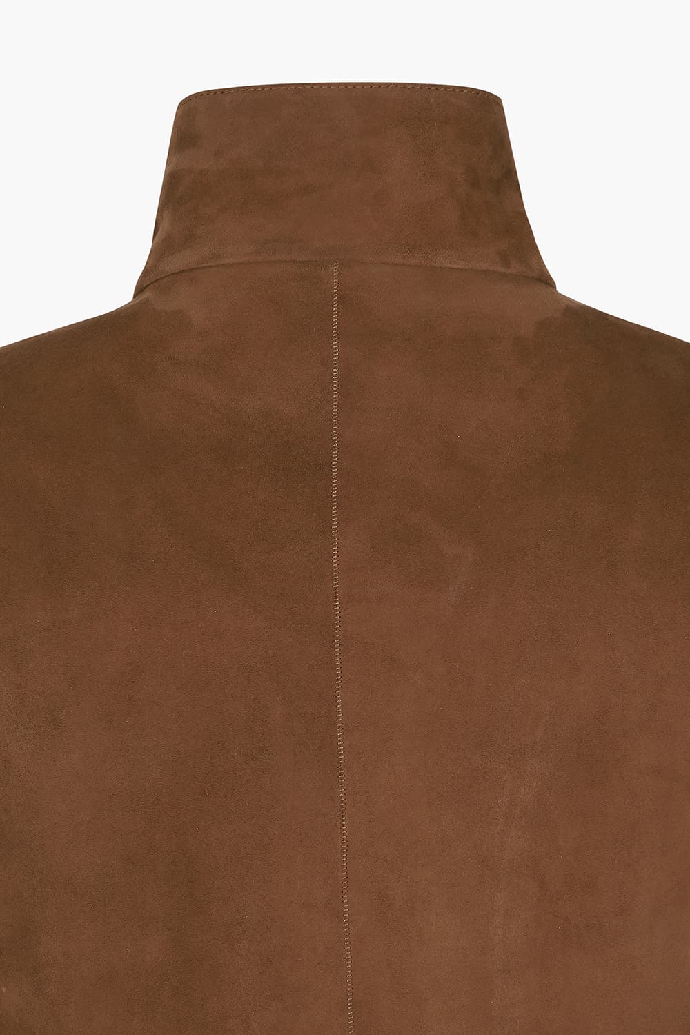 프리미엄 램스킨 하이넥 집업 브라운 RE5SMMALE803R84