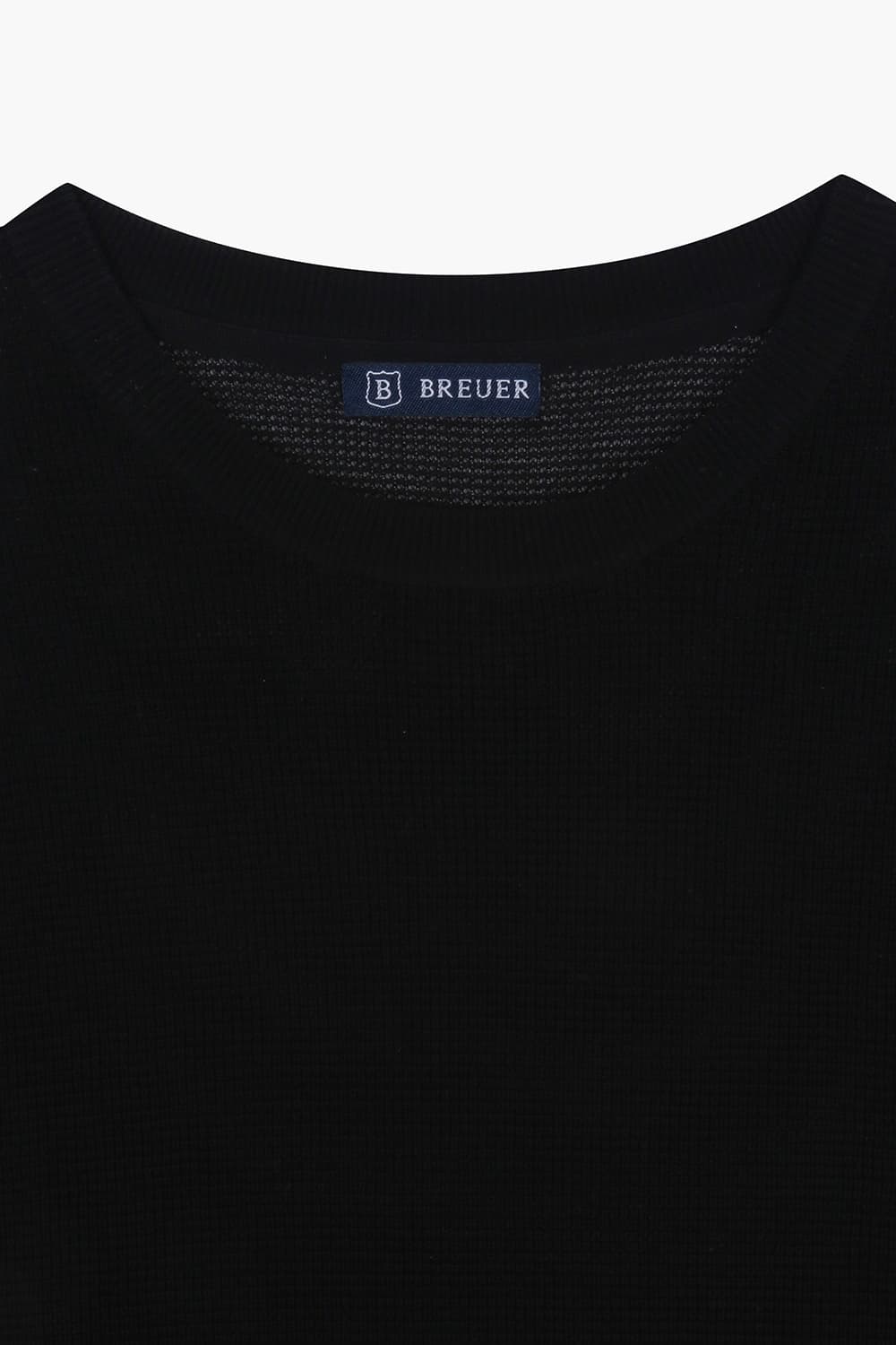 SALIX 린넨 혼방 크루넥 반소매 니트 201SALIXST-L1008