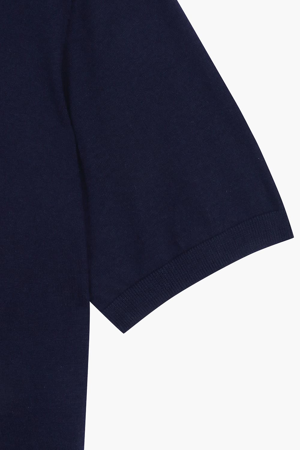 실크 혼방 폴로 반소매 니트 1223ALMASW805