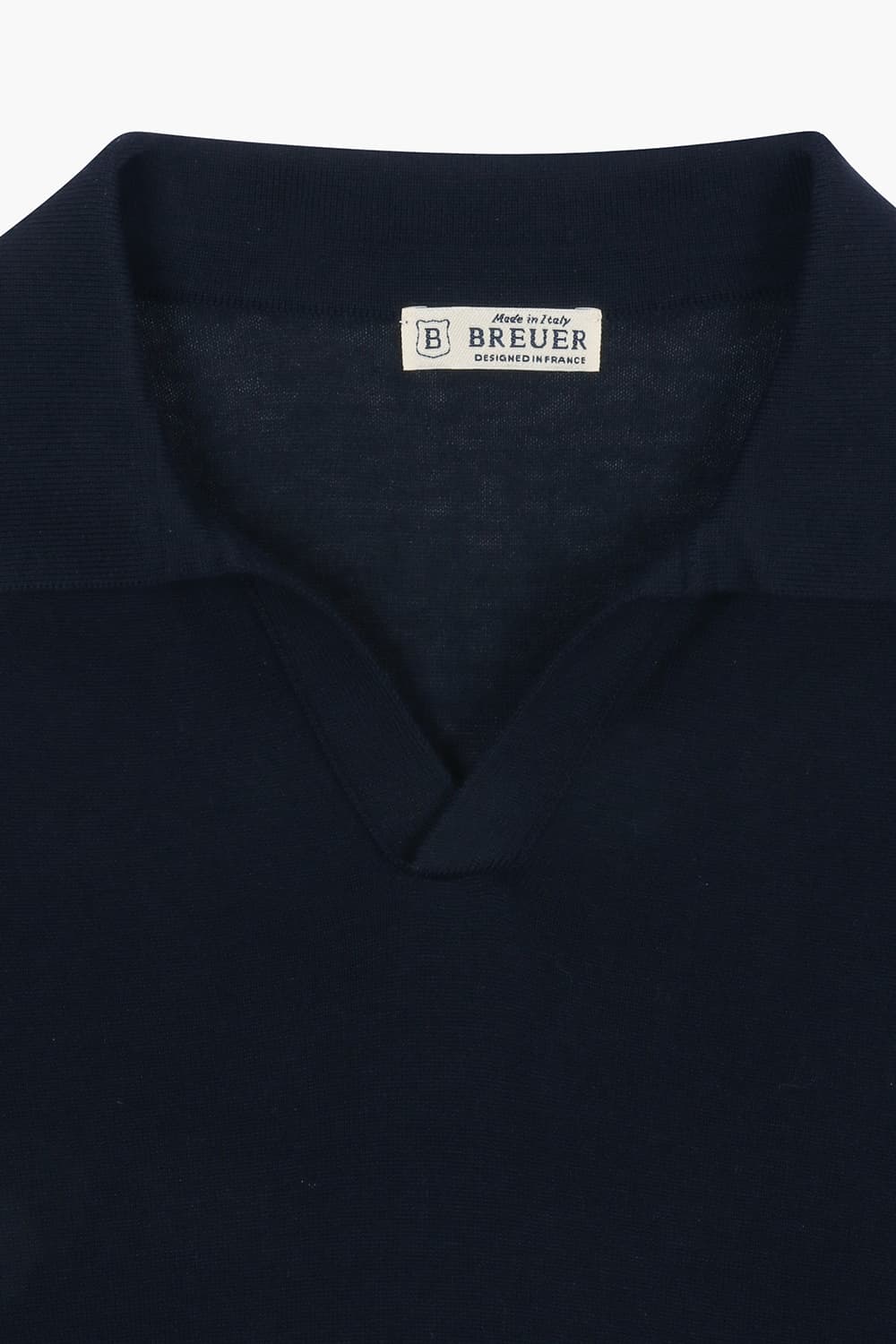 MC 실크 혼방 카라넥 반소매 니트 BPS134P555202