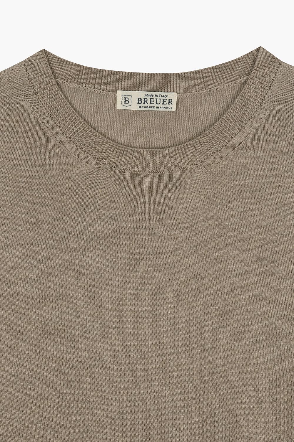 MC 실크 혼방 크루넥 반소매 니트 BPS132P555205