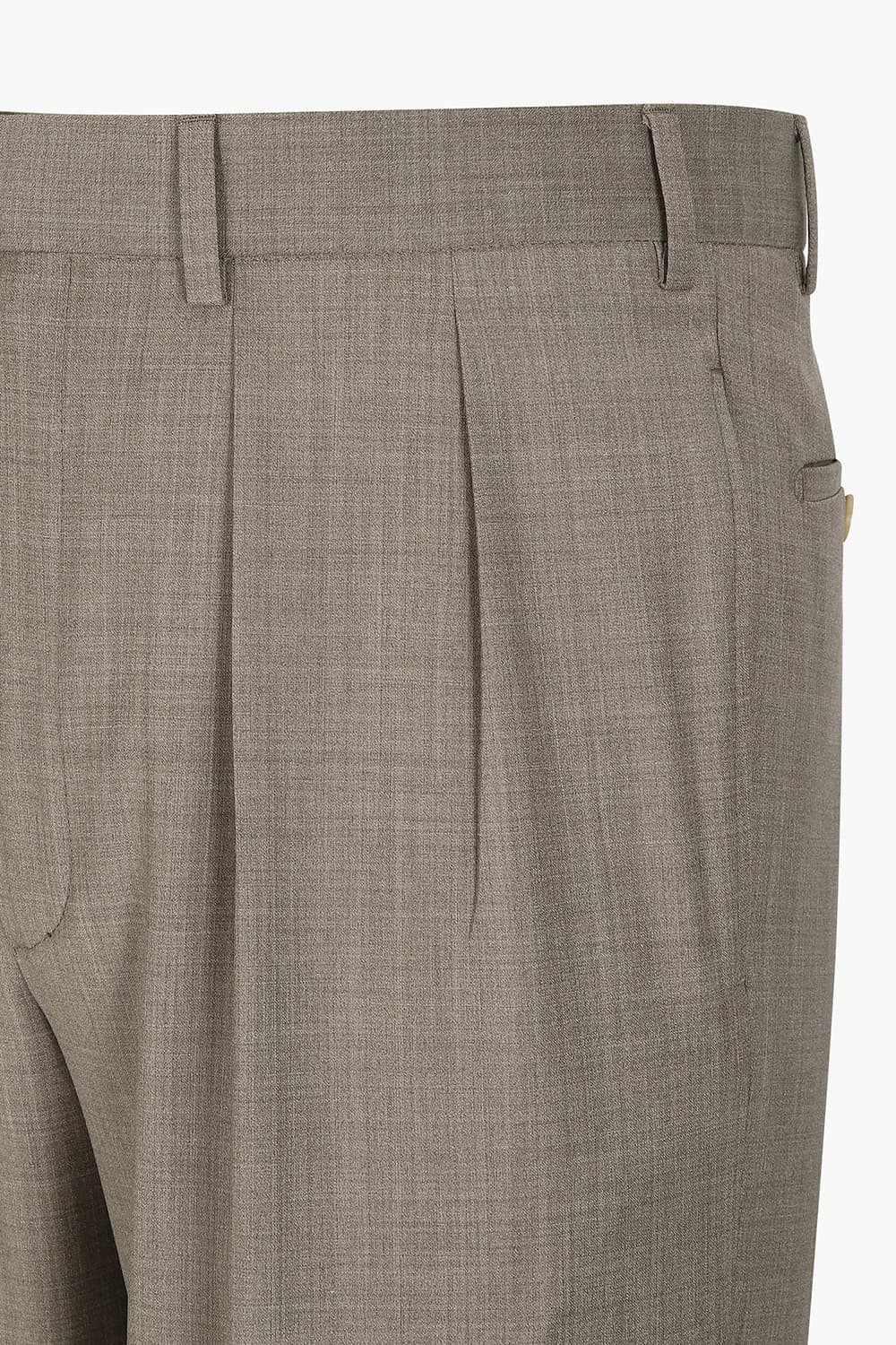 BAC J 울 혼방 더블 핀턱 슬림 팬츠 AZBJ95016033