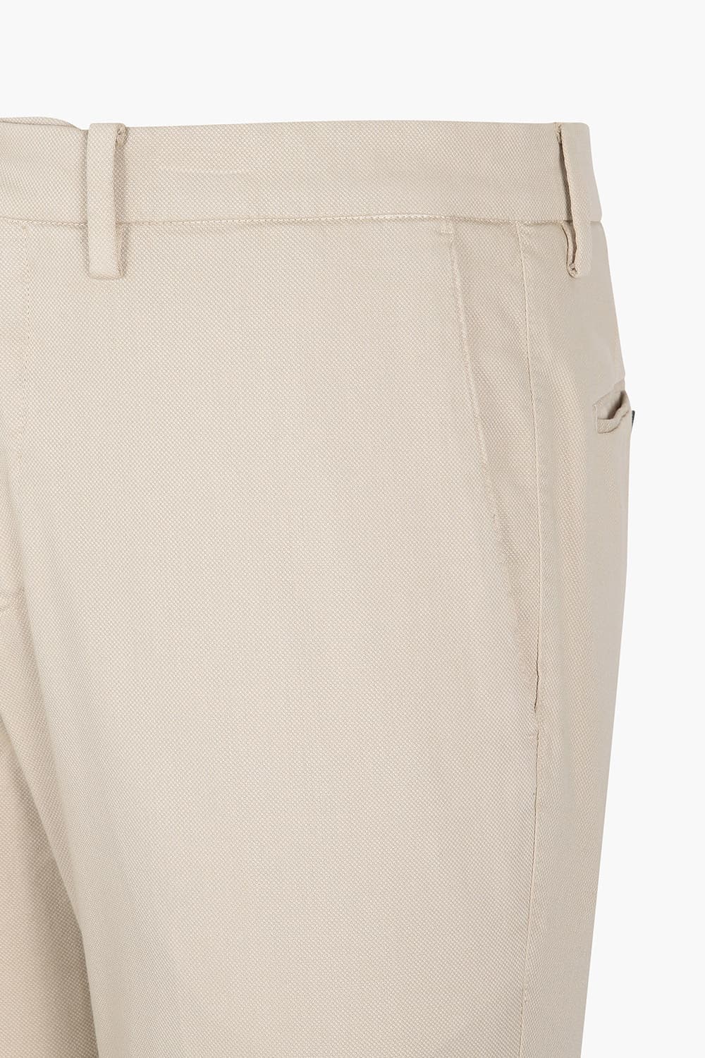 코튼 텍스쳐 슬림 팬츠 베이지 RE5SMMAPT803R80