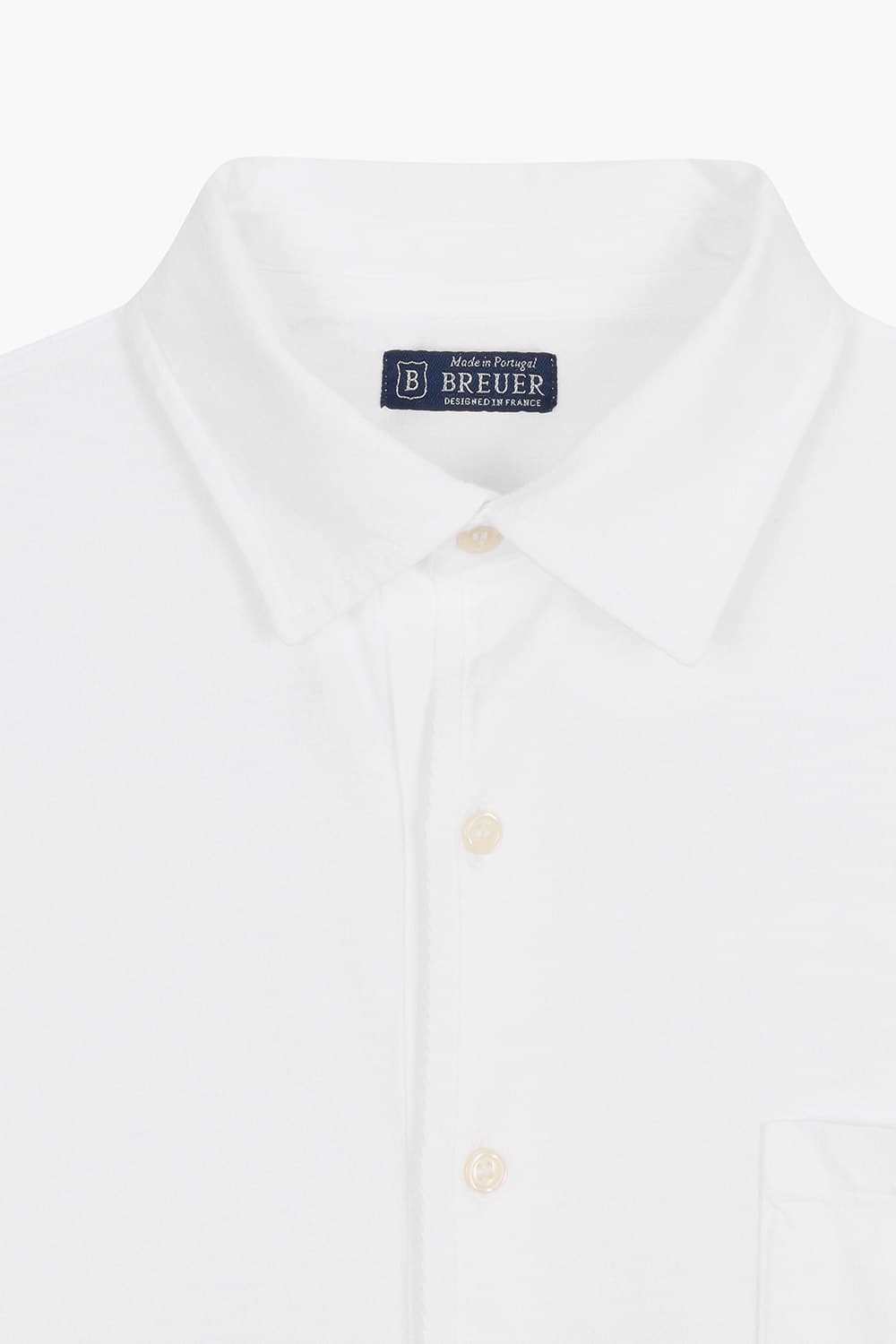 CHEMISE 코튼 폴로 긴소매 티셔츠 65980P562313