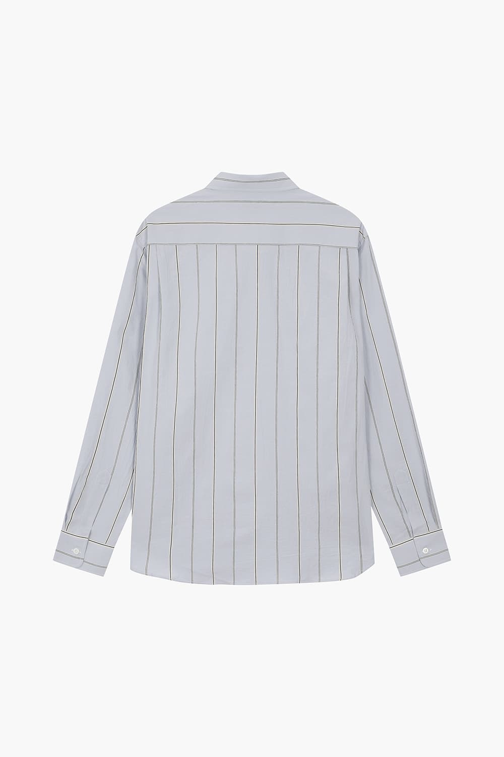 코튼 투 포켓 스트라이프 셔츠 라이트 블루 QE5SMDBSH101Q61