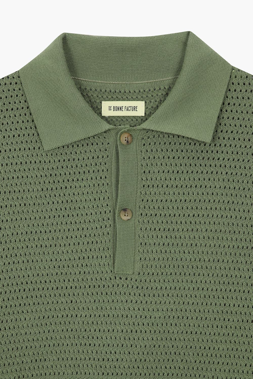 HONEYCOMB 코튼 폴로 반소매 니트 MA40OCY