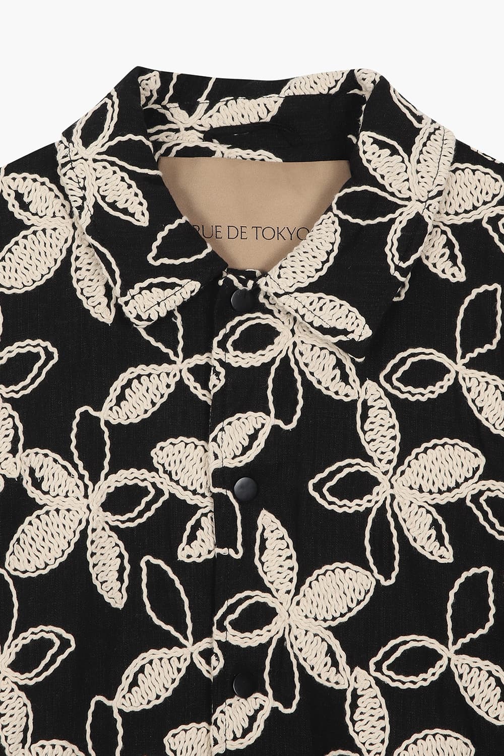 CLANCY 린넨 혼방 플라워 패턴 셔츠 25-2 3140234 BWF