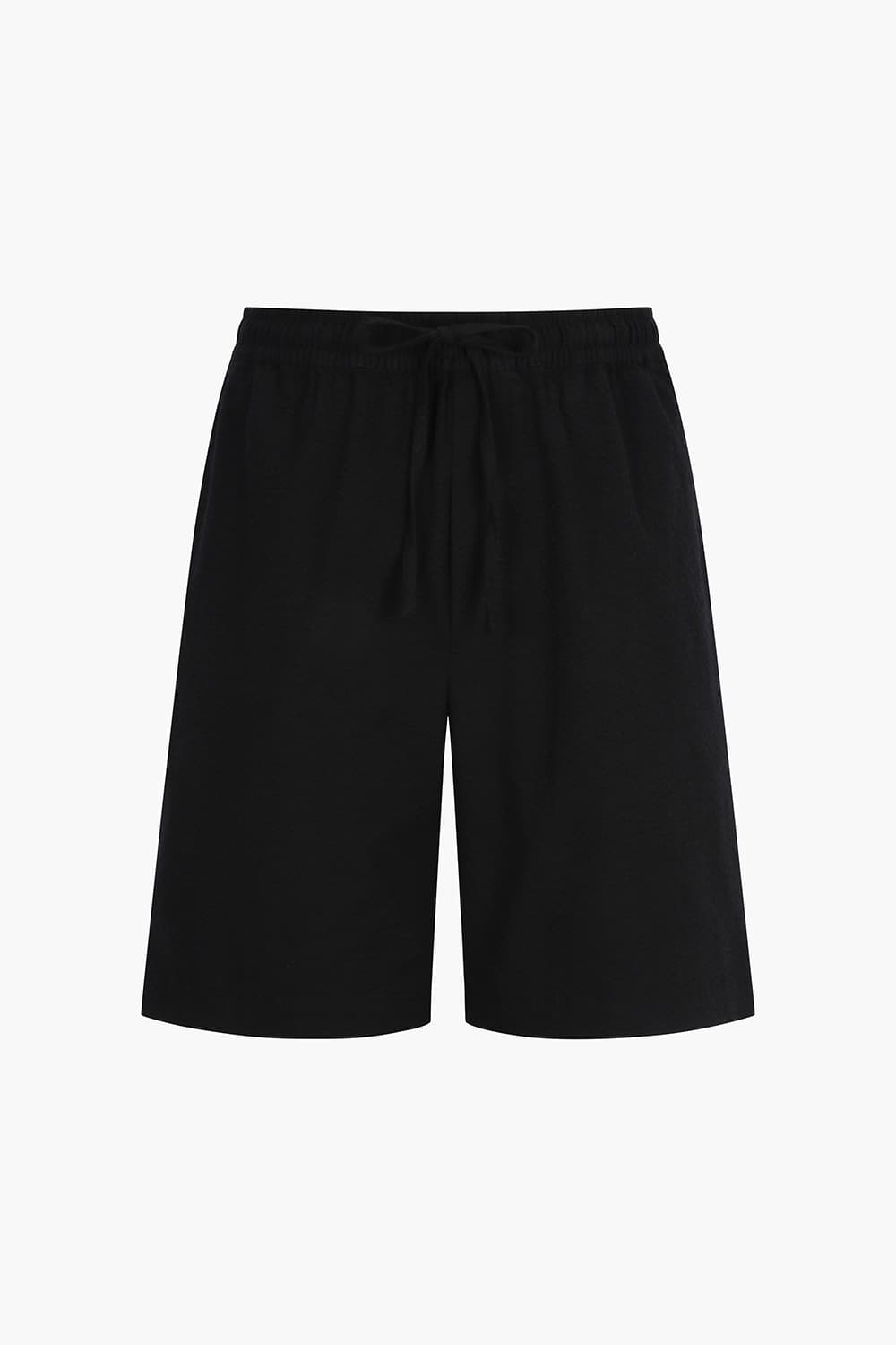 PAVEL 코튼 드로우스트링 밴딩 쇼츠 25-2 3460241BLA