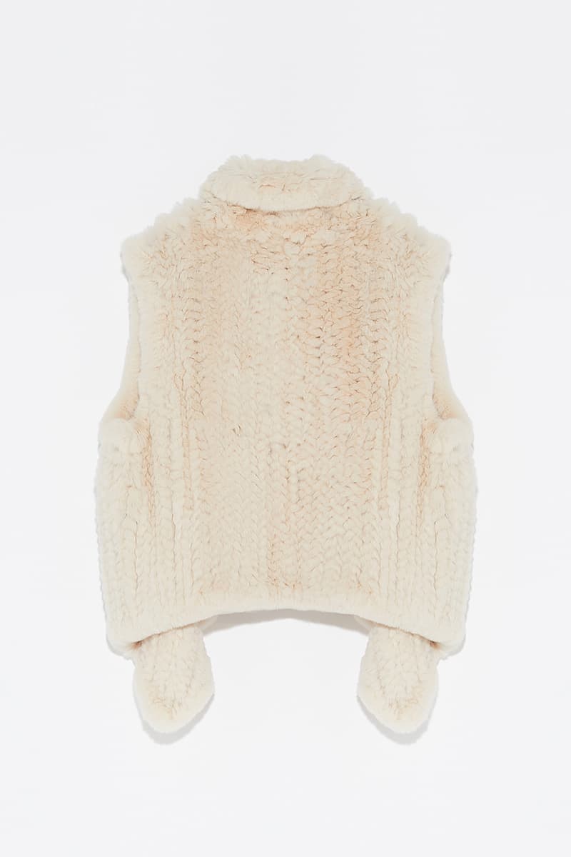 토끼털 볼레로 조끼 CE4WFFUVE012C11