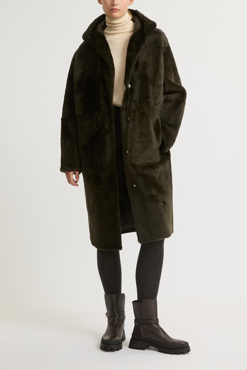 롱 리버시블 후디 무스탕 CE4WFLECO006C56