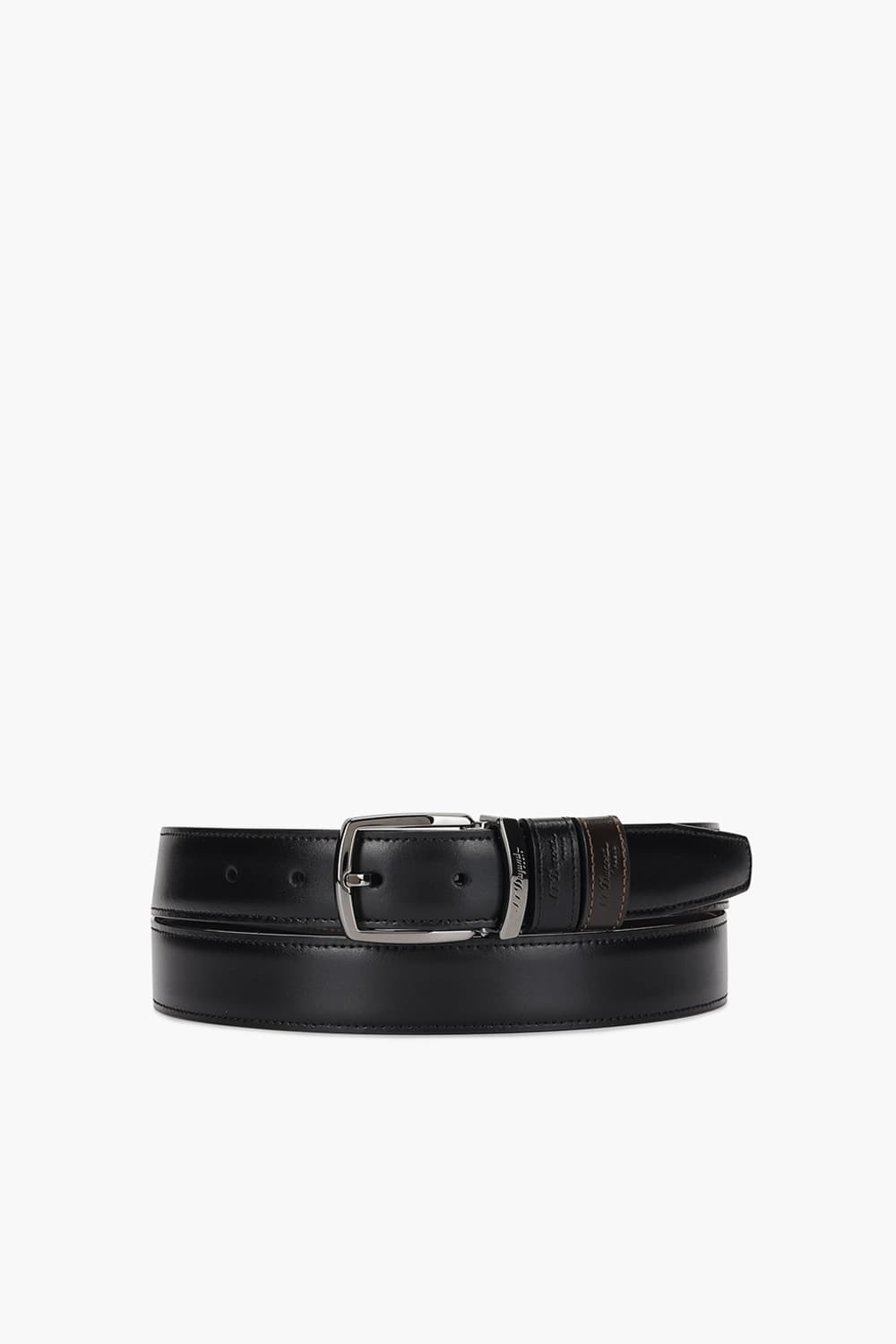 루테늄 핀버클 스무스레더 30mm 벨트 블랙/브라운 양면 CJ8490120Z