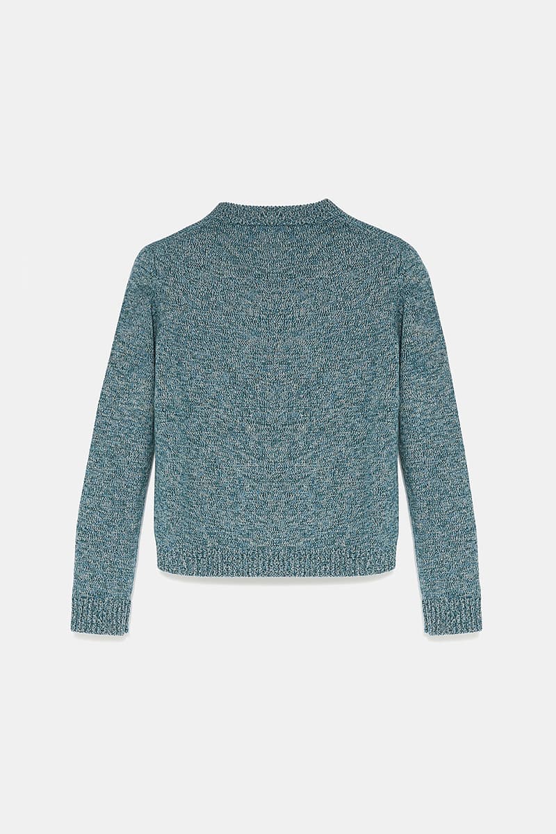 레귤러 핏 라운드 니트 CE4WFKNTP004C81