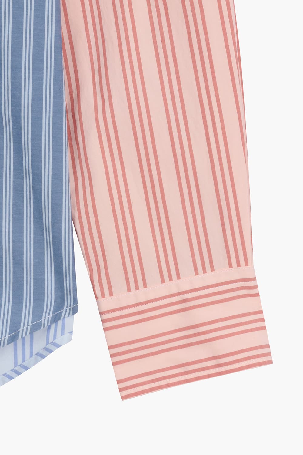 컬러믹스 스트라이프 셔츠 핑크/블루 QE5SMHTSH108Q00