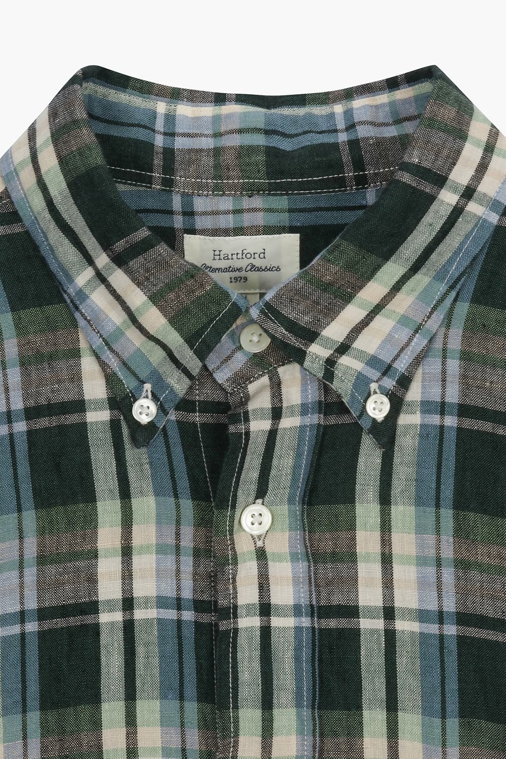 빈티지 체크 패턴 셔츠 믹스 QE5SMHTSH106Q79