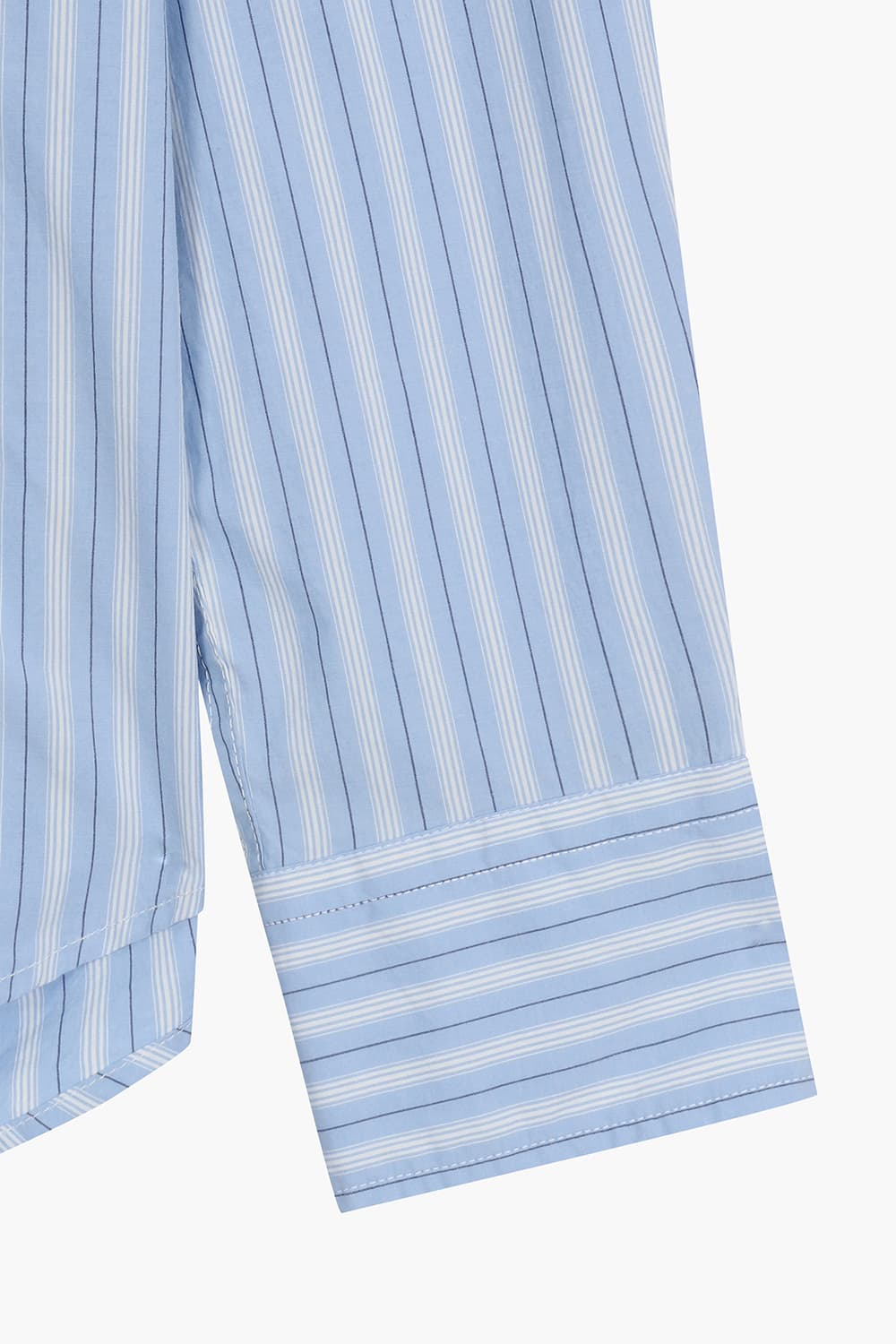 스트라이프 포켓 셔츠 라이트 블루 QE5SMHTSH105Q61