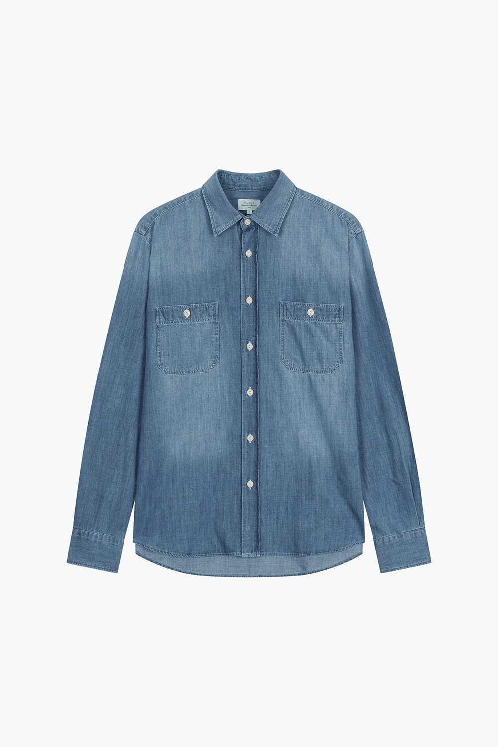 데님 포켓 셔츠 블루 QE5SMHTSH101Q65
