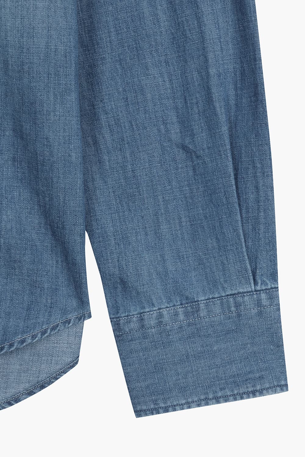 데님 포켓 셔츠 블루 QE5SMHTSH101Q65