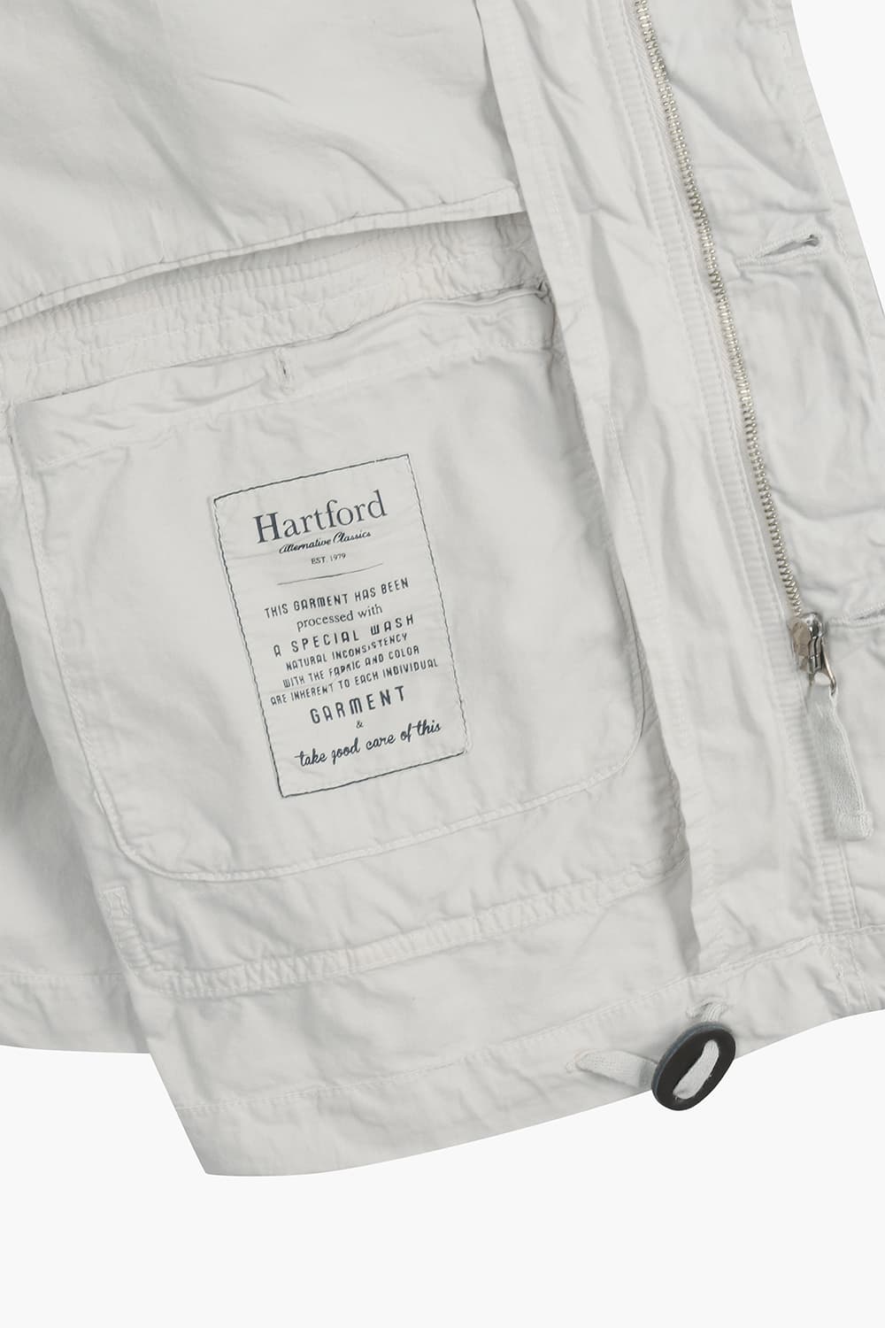 데일리 코튼 바람막이 후드점퍼 그레이 QE5SMHTOT109Q90