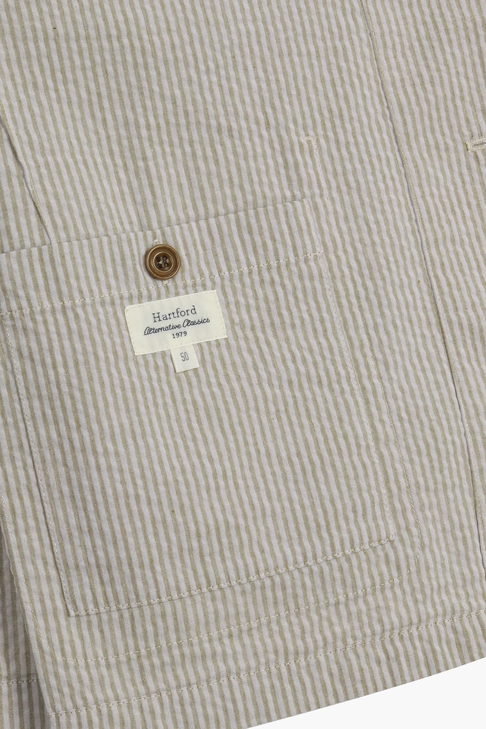 데일리 스트라이프 자켓 베이지 QE5SMHTJA104Q80