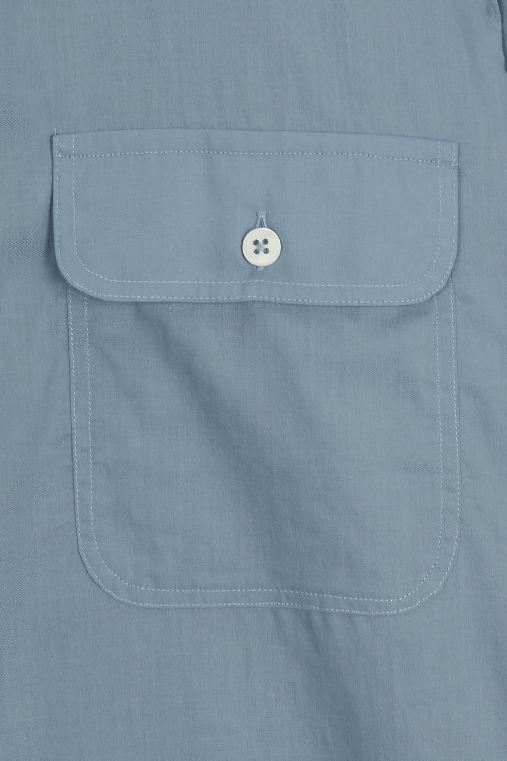 미니멀 투 포켓 셔츠 라이트 블루 QE5SMDBSH101Q63