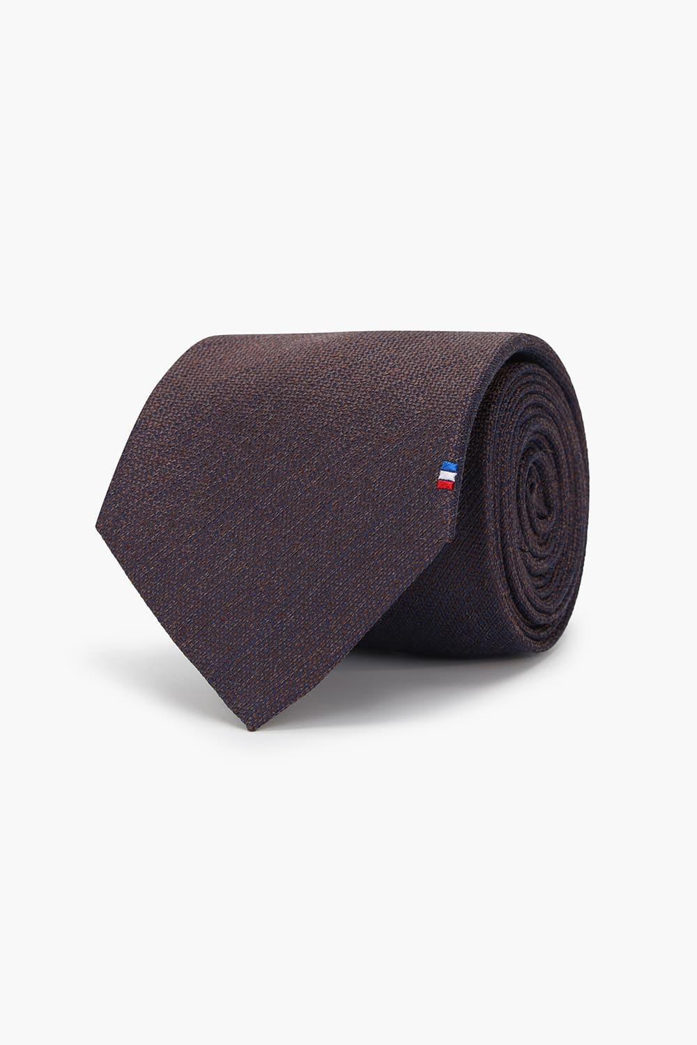 삼색 자수 253 넥타이 브라운 TE5FM62KA253TBW