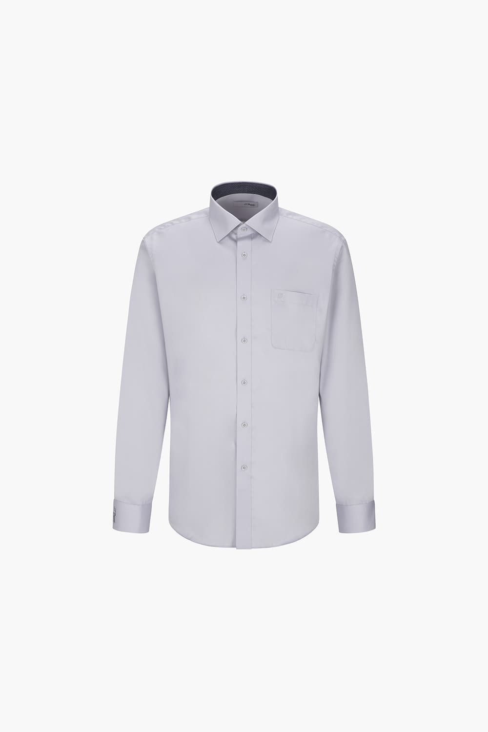 사틴 배색 162 비즈니스 셔츠 그레이 SE4FM11LS162SGY