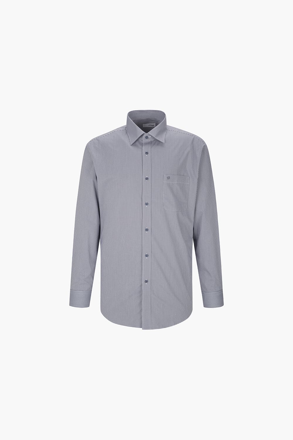 스트레치 체크 168 비즈니스 셔츠 네이비 SE4FM11LS168SNY