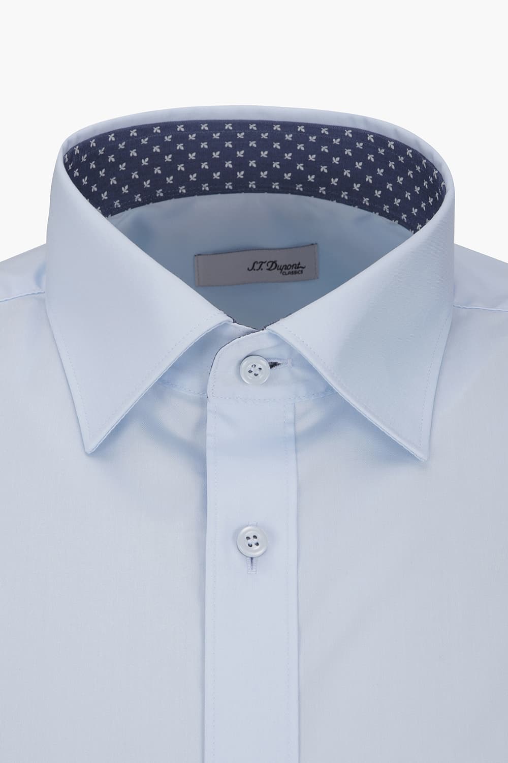 스트레치 배색 702 비즈니스 셔츠 블루 SE4FM12LS702SBU