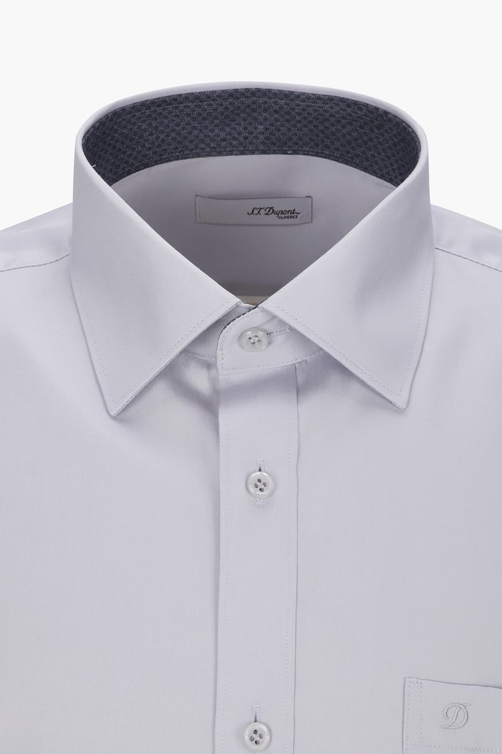 사틴 배색 162 비즈니스 셔츠 그레이 SE4FM11LS162SGY