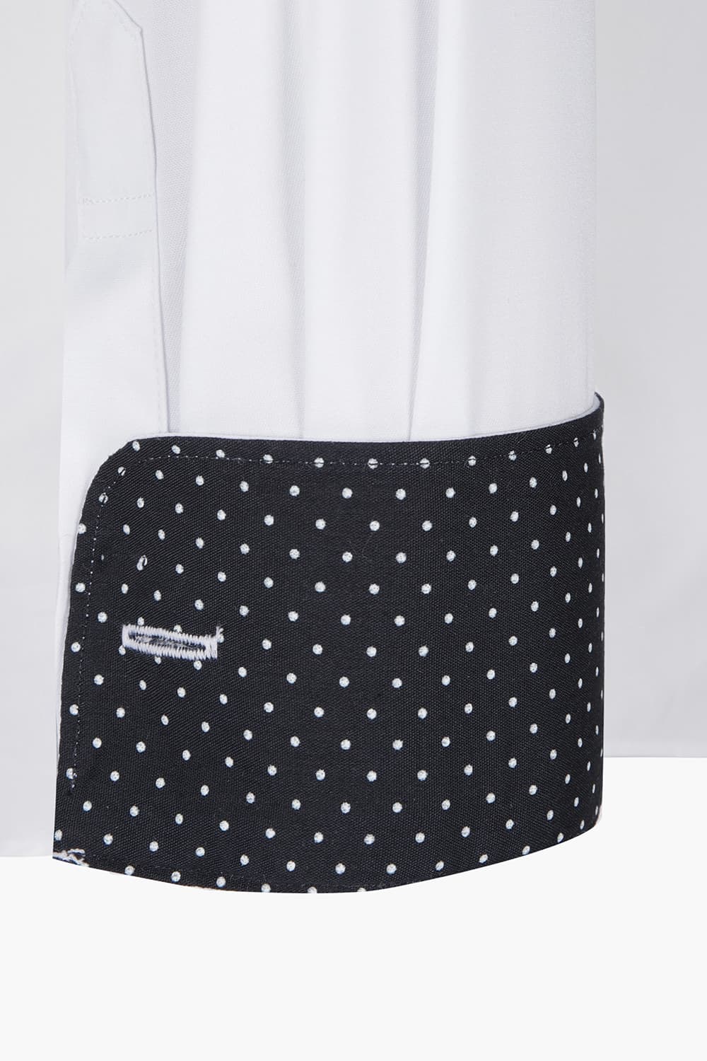 스트레치 배색 164 비즈니스 셔츠 화이트 SE4FM11LS164SWH