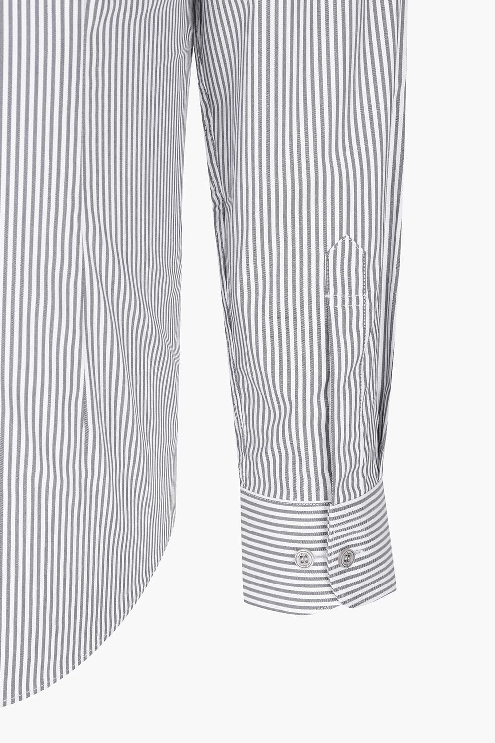 스트레치 스트라이프 368 컴포터블 셔츠 그레이 SE4FM21LS368SGY