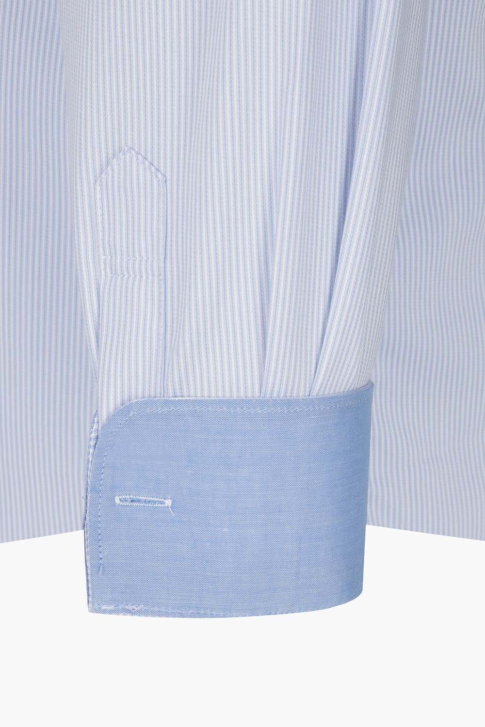 스트레치 스트라이프 166 비즈니스 셔츠 블루 SE4FM11LS166SBU