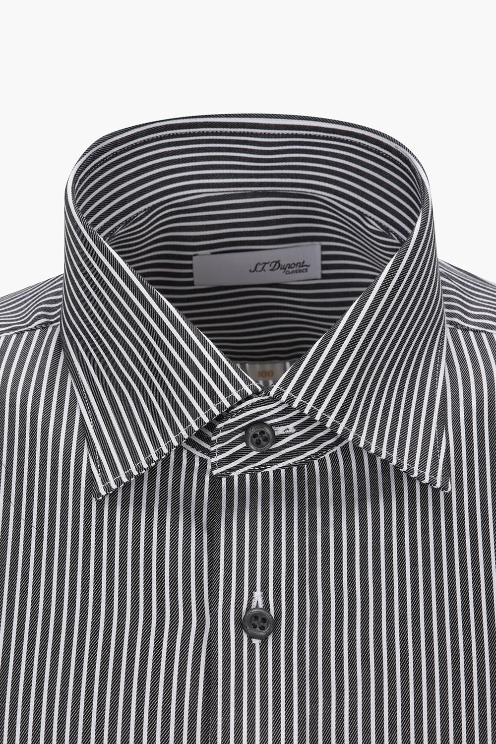 트윌 스트라이프 176 비즈니스 셔츠 블랙 SE4FM11LS176SBK