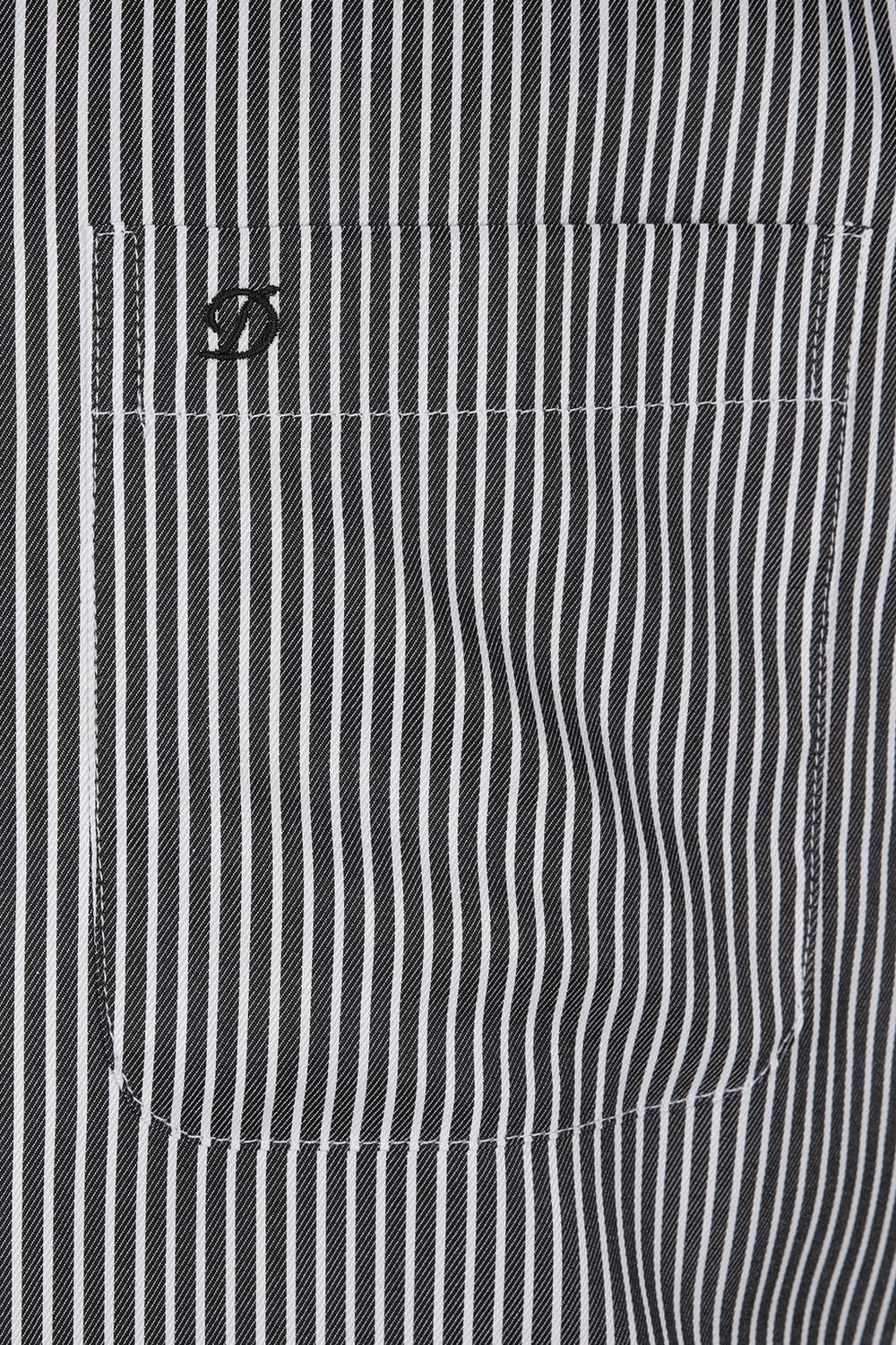 트윌 스트라이프 176 비즈니스 셔츠 블랙 SE4FM11LS176SBK