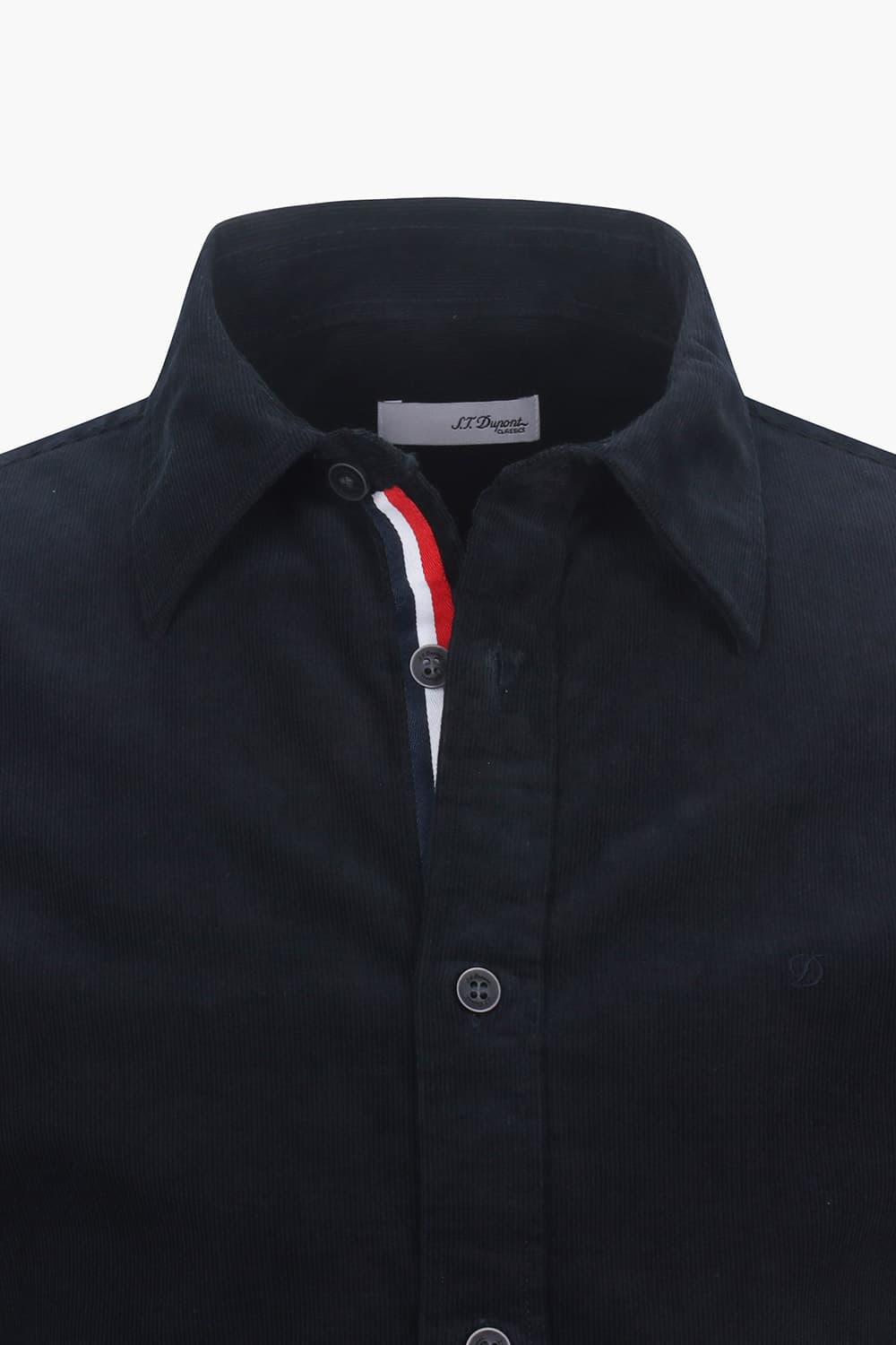 코듀로이 트리콜로르 958 컴포터블(뉴 캐주얼 핏) 셔츠 네이비 SE4FM22LS958SNY