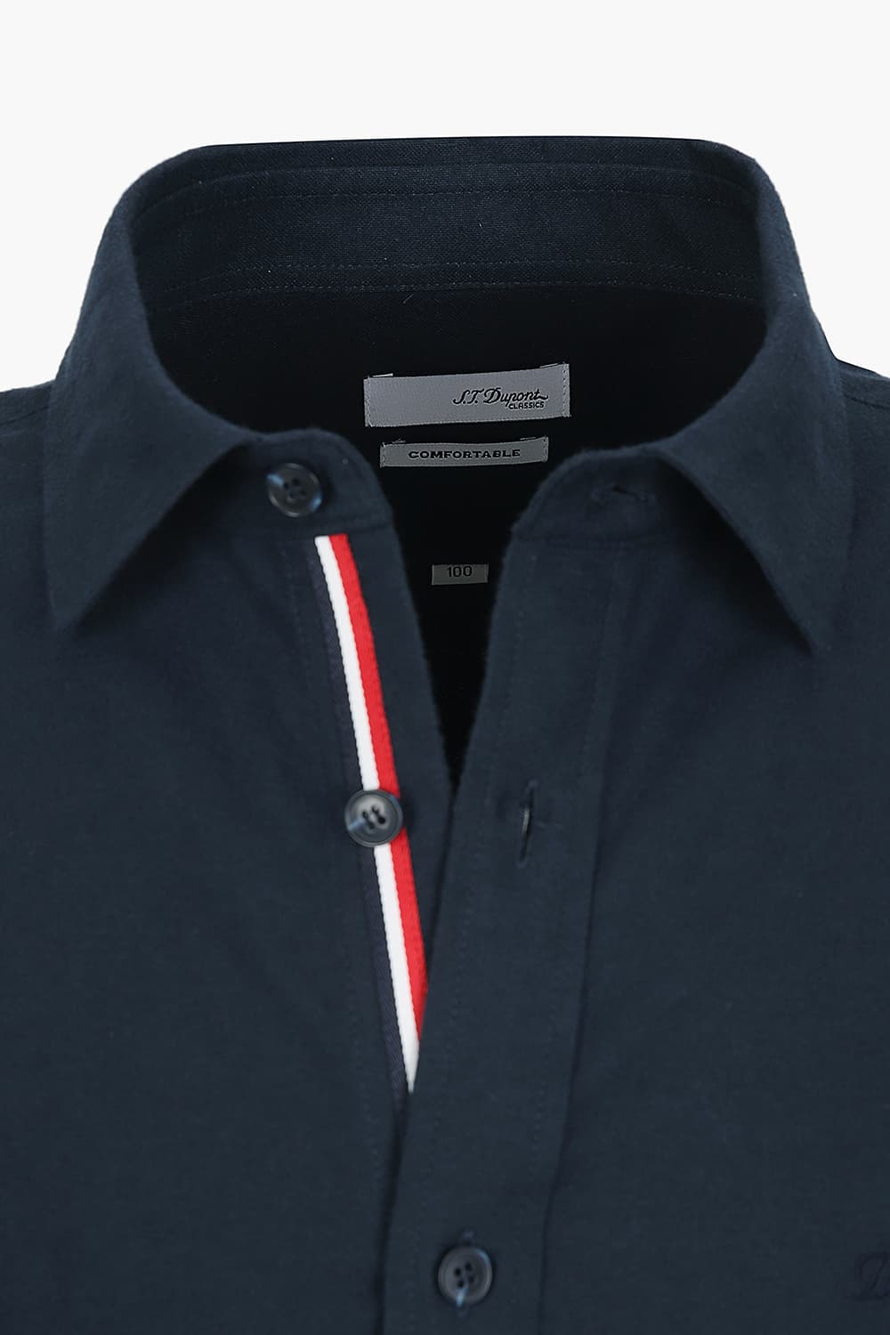 순면 기모 트리콜로르 955 컴포터블 셔츠 네이비 SE5FM22LS955SNY