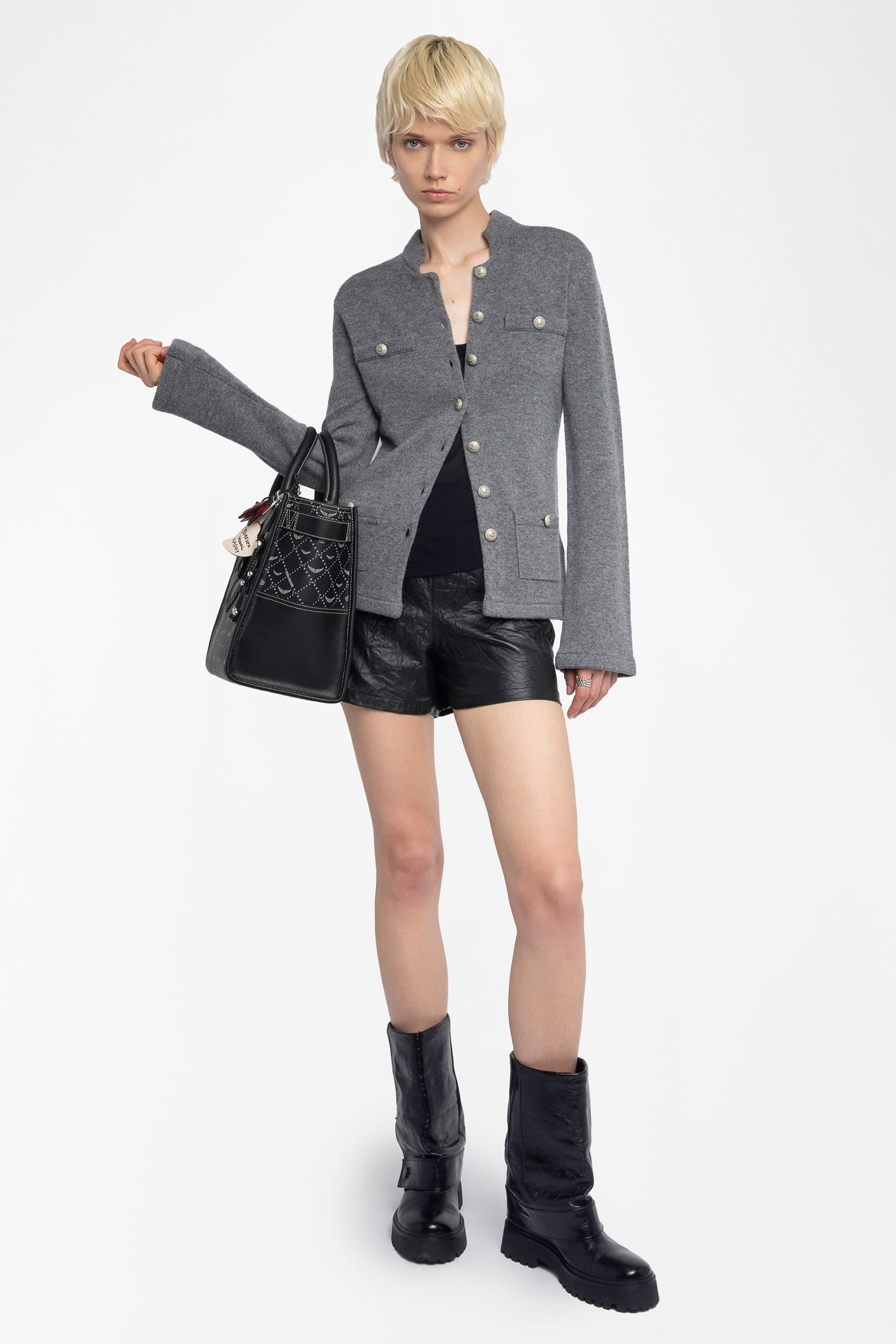 Angie Sleeve Vintage Patent Boots