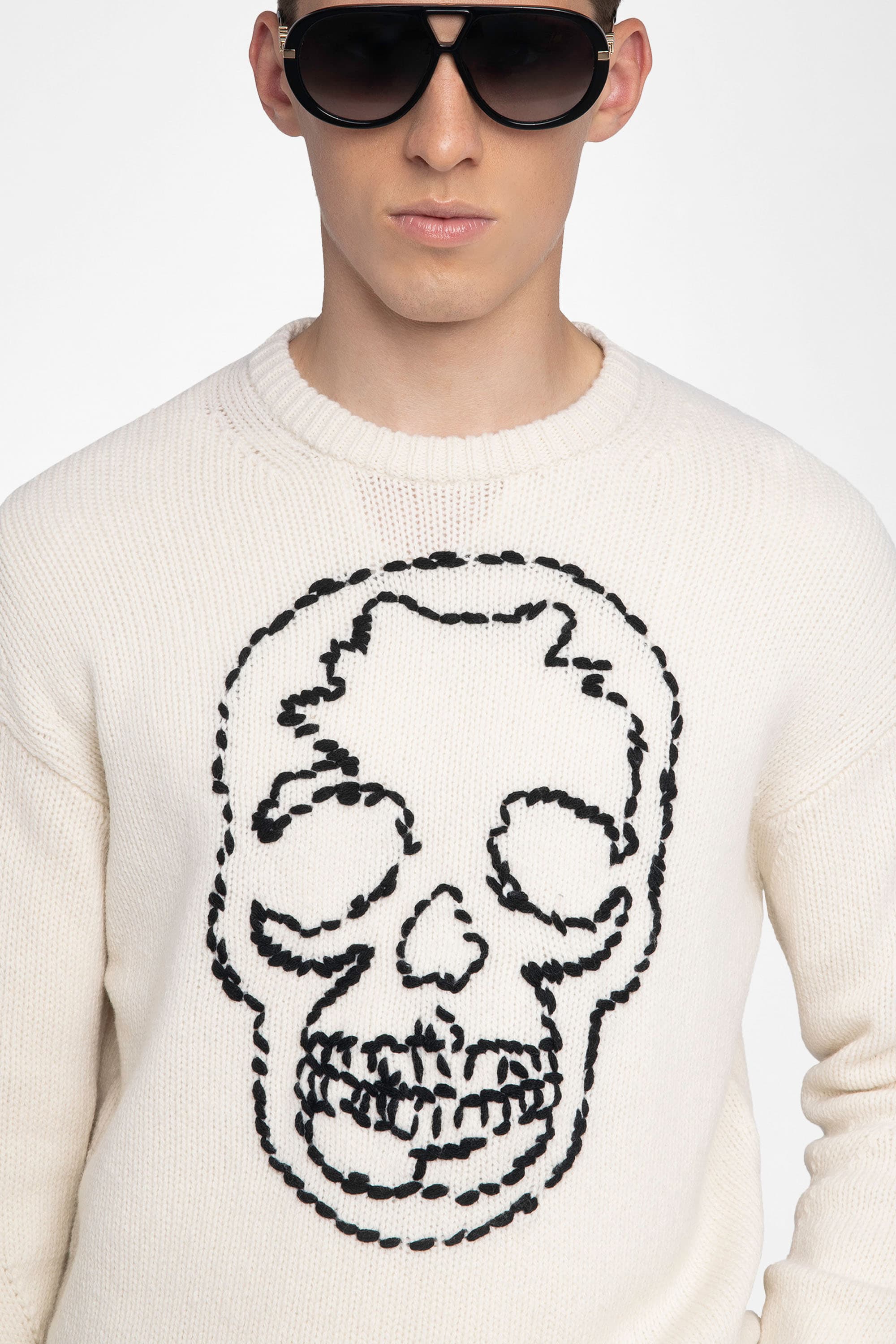Marko Skull Wool Sweater