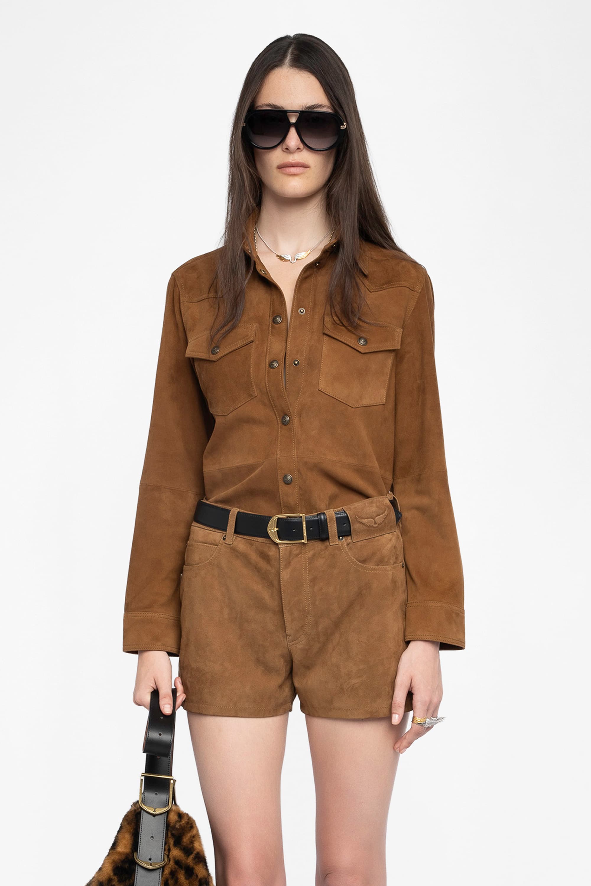 Thelma Suede Shirt