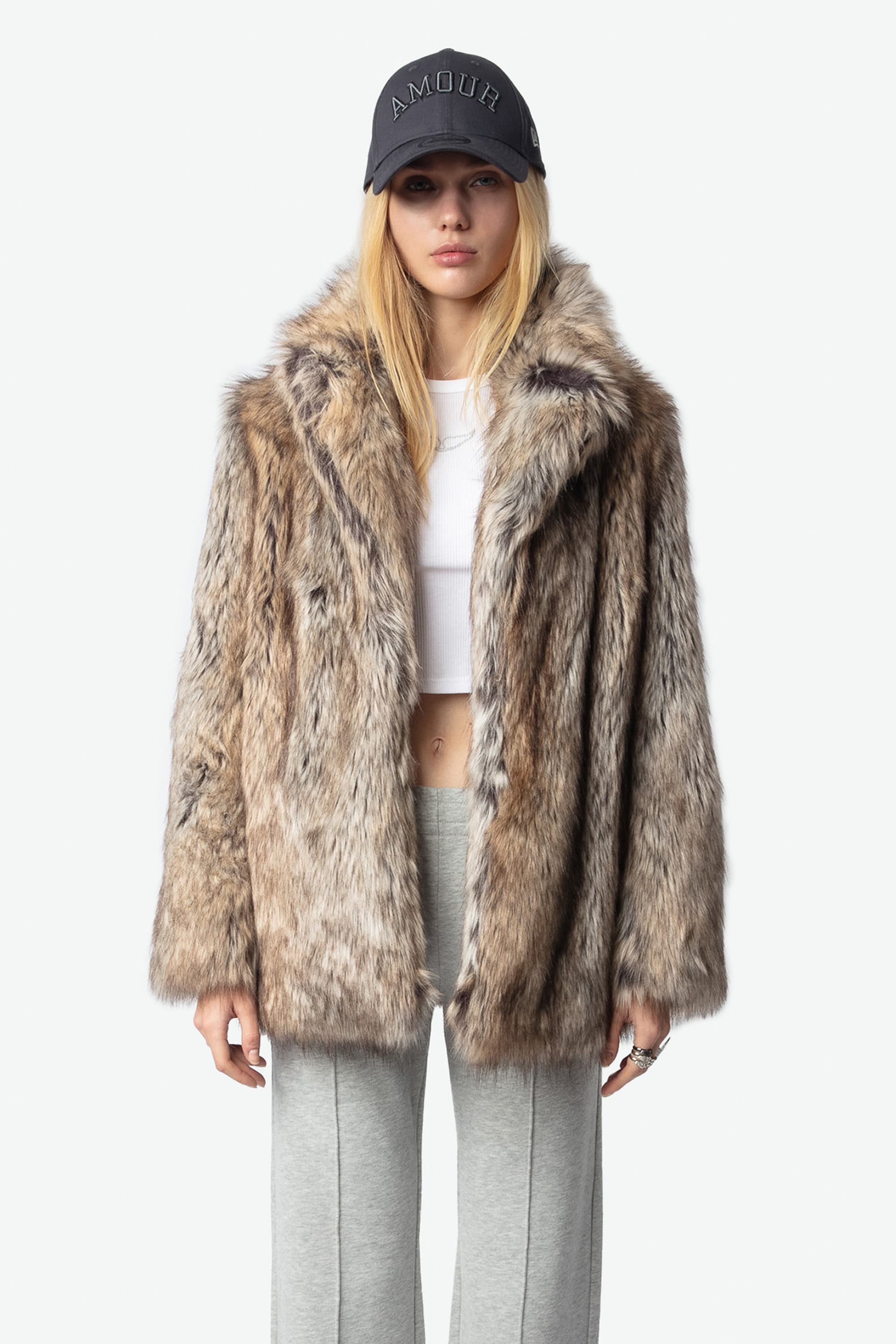 Faune Faux Fur Coat