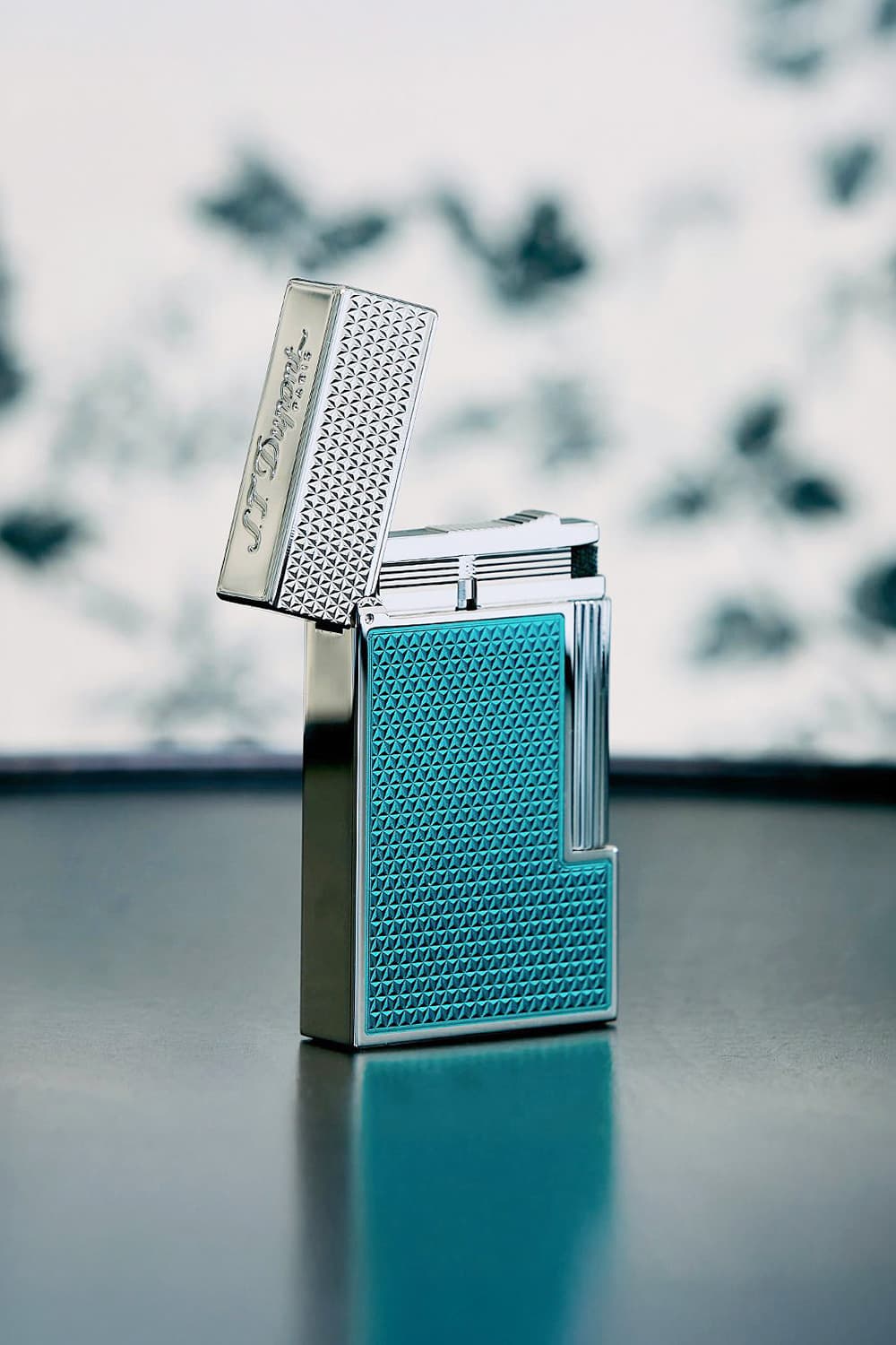 [SPECIAL KIT] 뉴 라인2 라이터 기요셰 터키블루/팔라듐