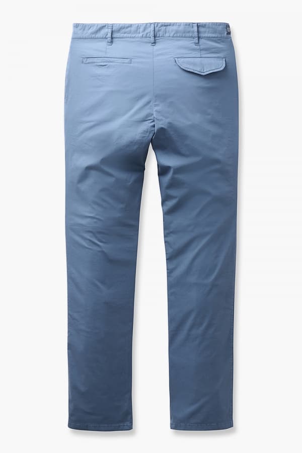 코튼 솔리드 슬림팬츠 블루 RE3SMBAPT301R63