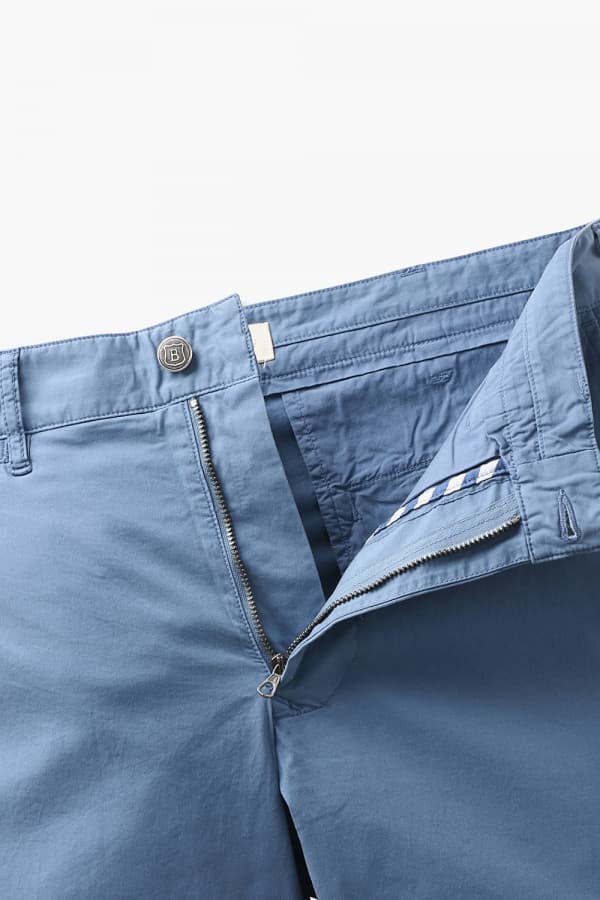 코튼 솔리드 슬림팬츠 블루 RE3SMBAPT301R63